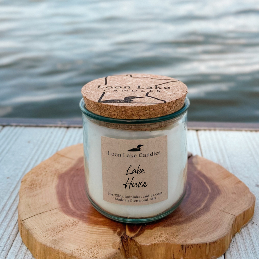 Classic Collection Recycled Glass Two Wick Candle (9oz)