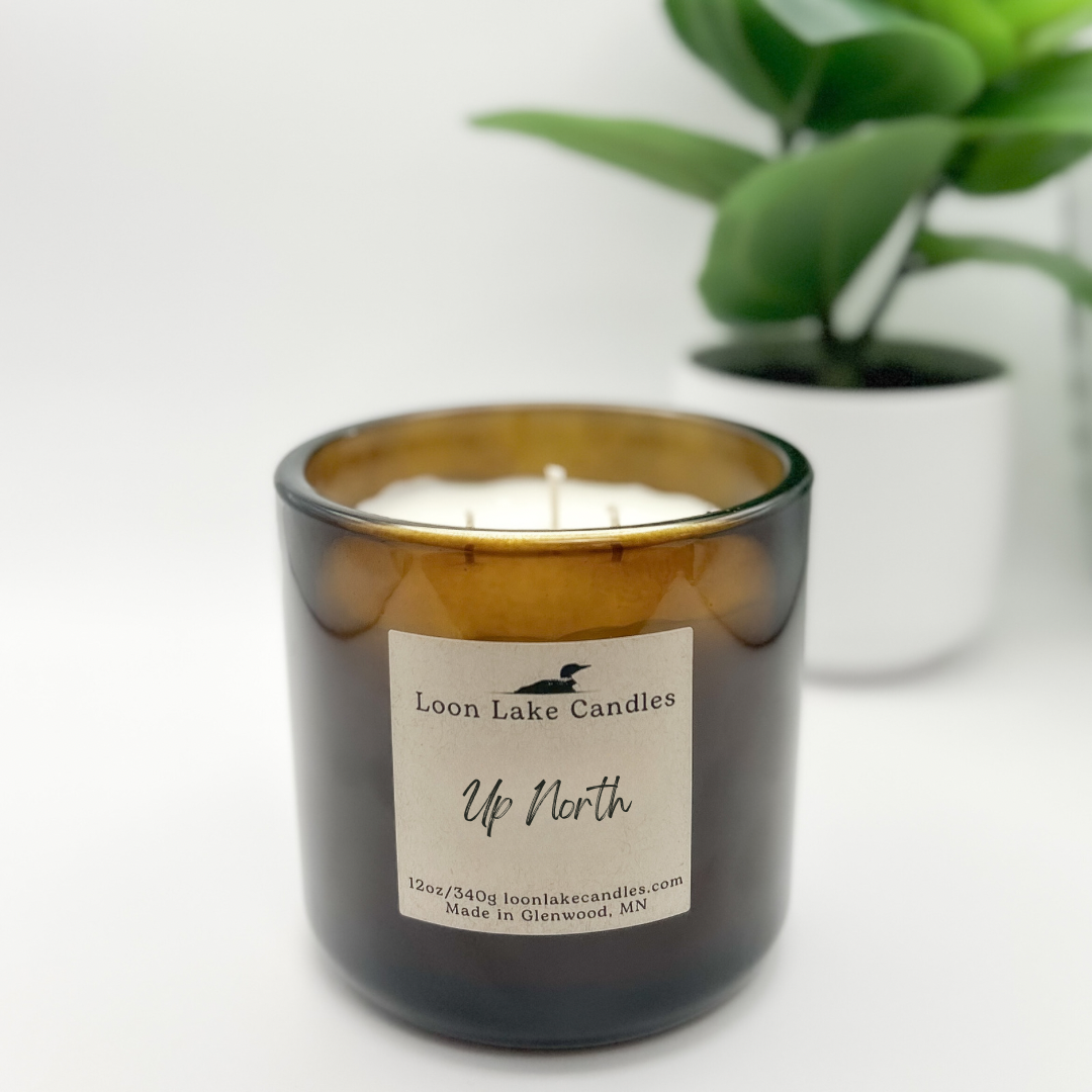 Up North 12 oz Amber Candle