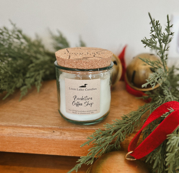 Recycled Glass Two Wick Candle (9oz)