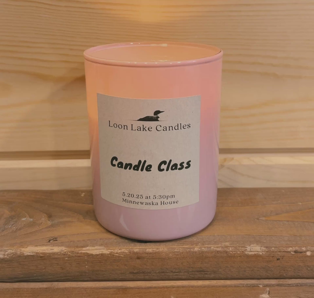5/20/25 Candle Class at Minnewaska House