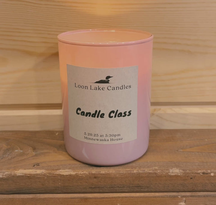 5/20/25 Candle Class at Minnewaska House