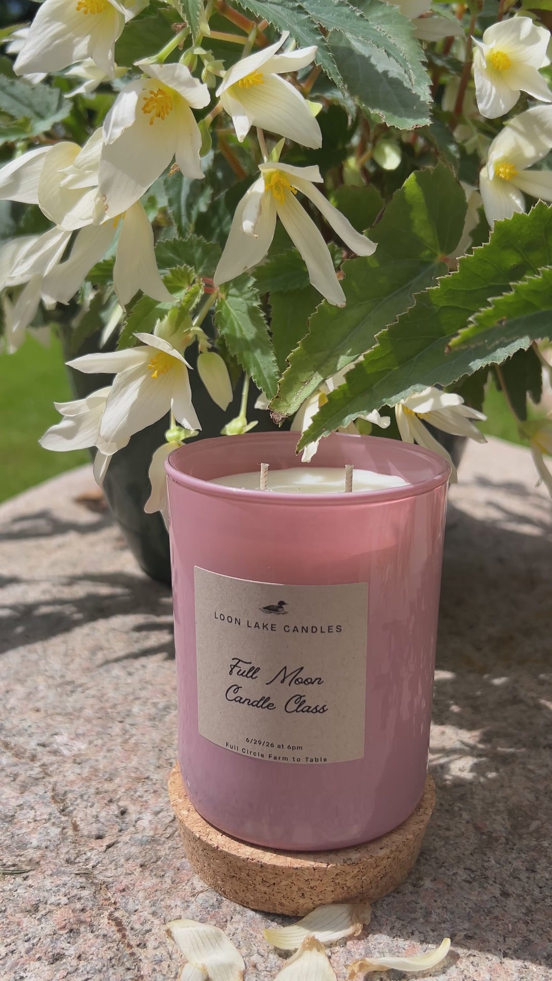 Full Moon Candle Class at Full Circle Farm to Table 6/29/26