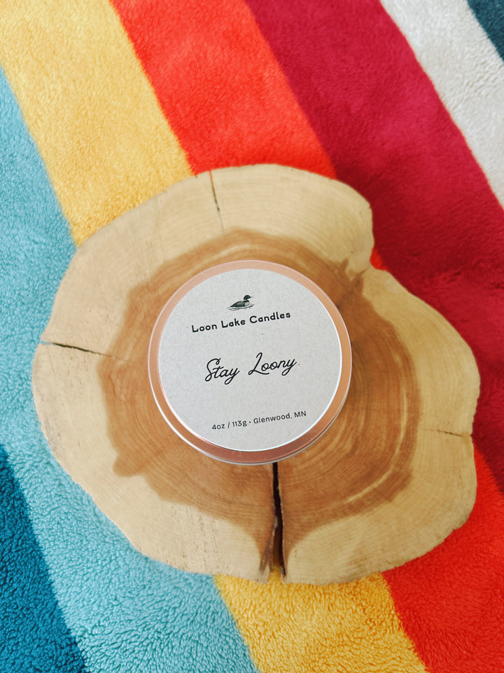 Rose Gold Cabin Tin