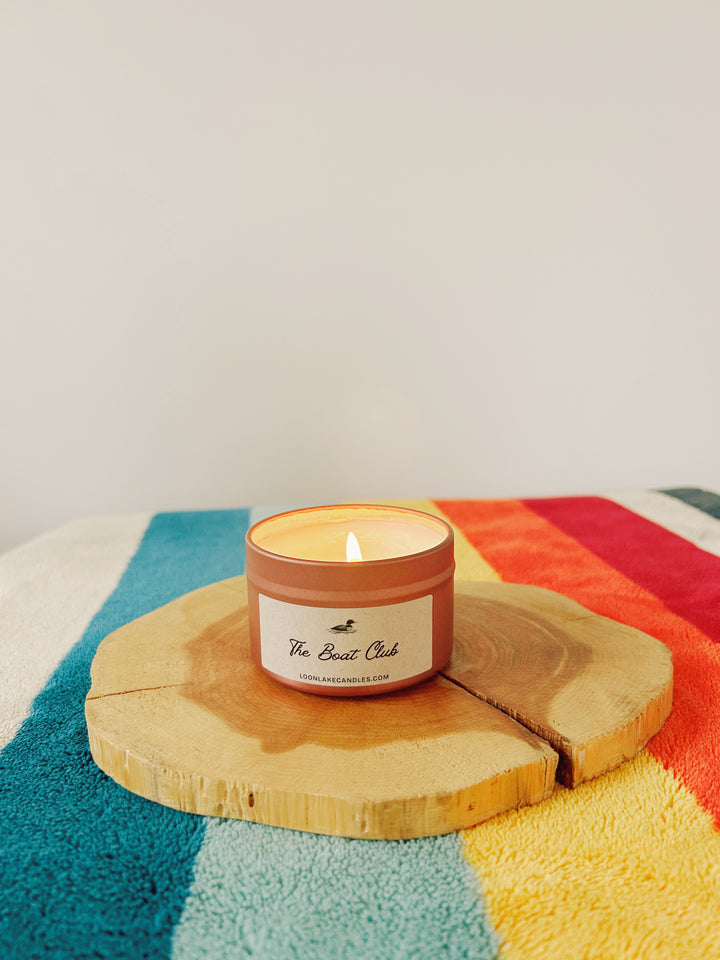 Rose Gold Cabin Tin