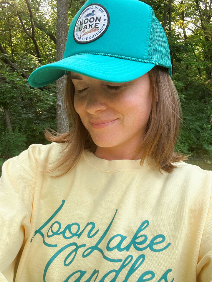 PRE-ORDER Loon Lake Teal Trucker Hat