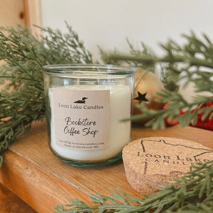 Recycled Glass Two Wick Candle (9oz)